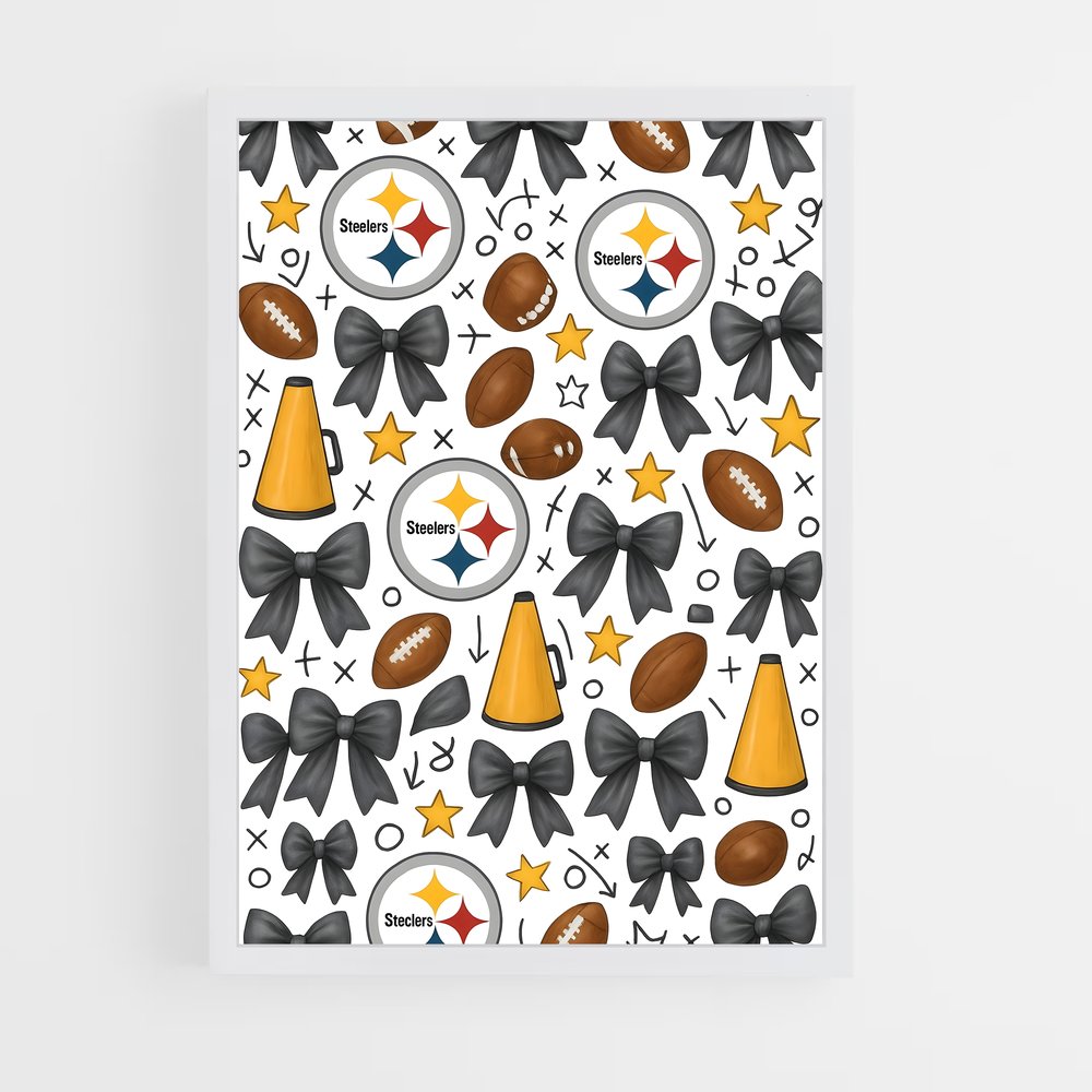 ap-pittsburgh steelers-2 cadre Blanc