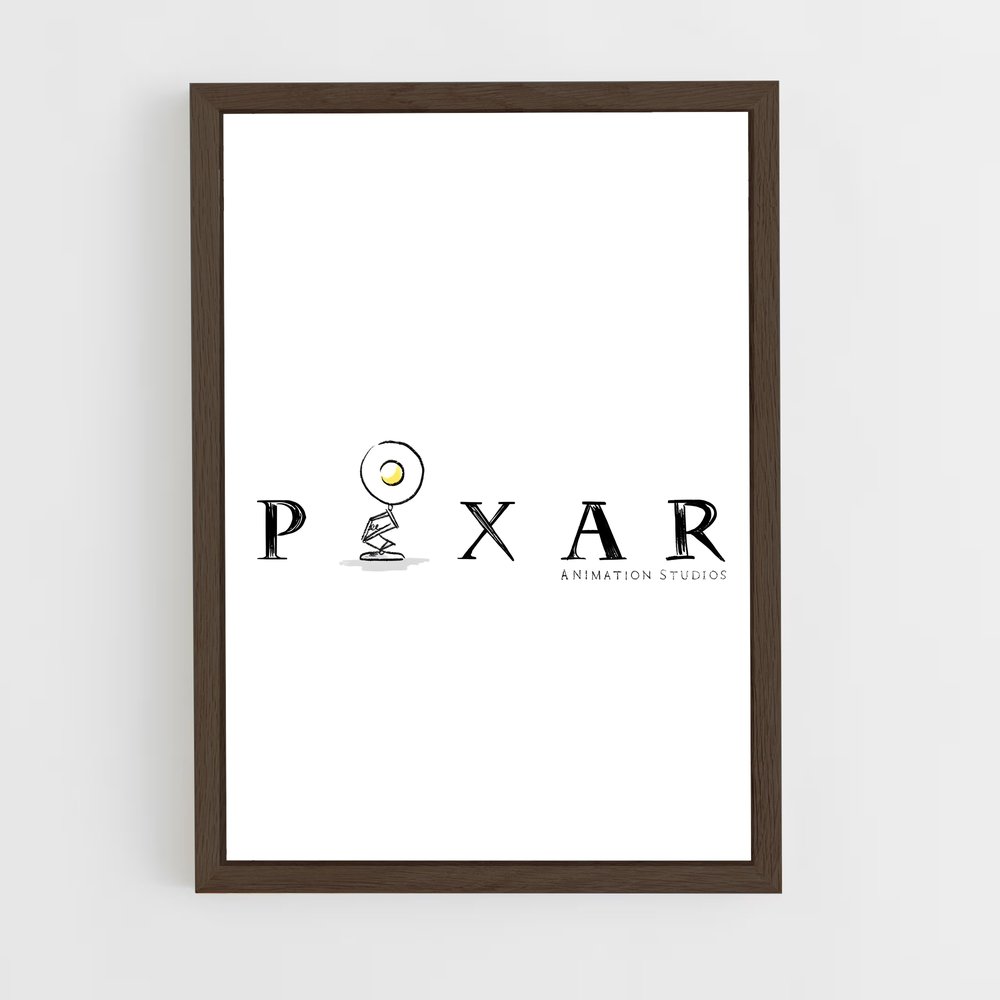 ap-pixar-8 cadre Bois foncé