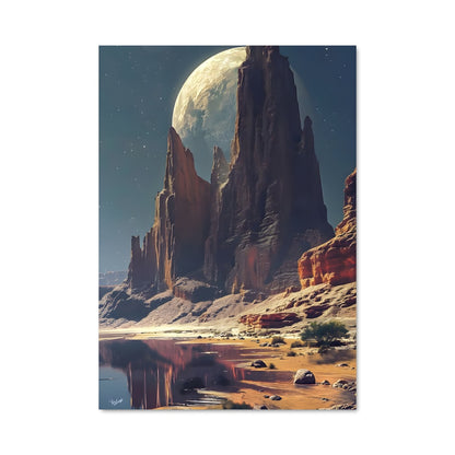 Poster Oasis Lunaire