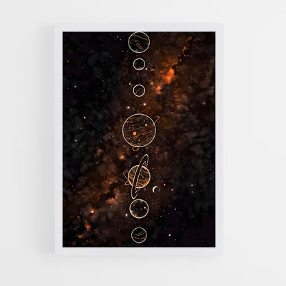 ap-planetary alignment-3 cadre Blanc