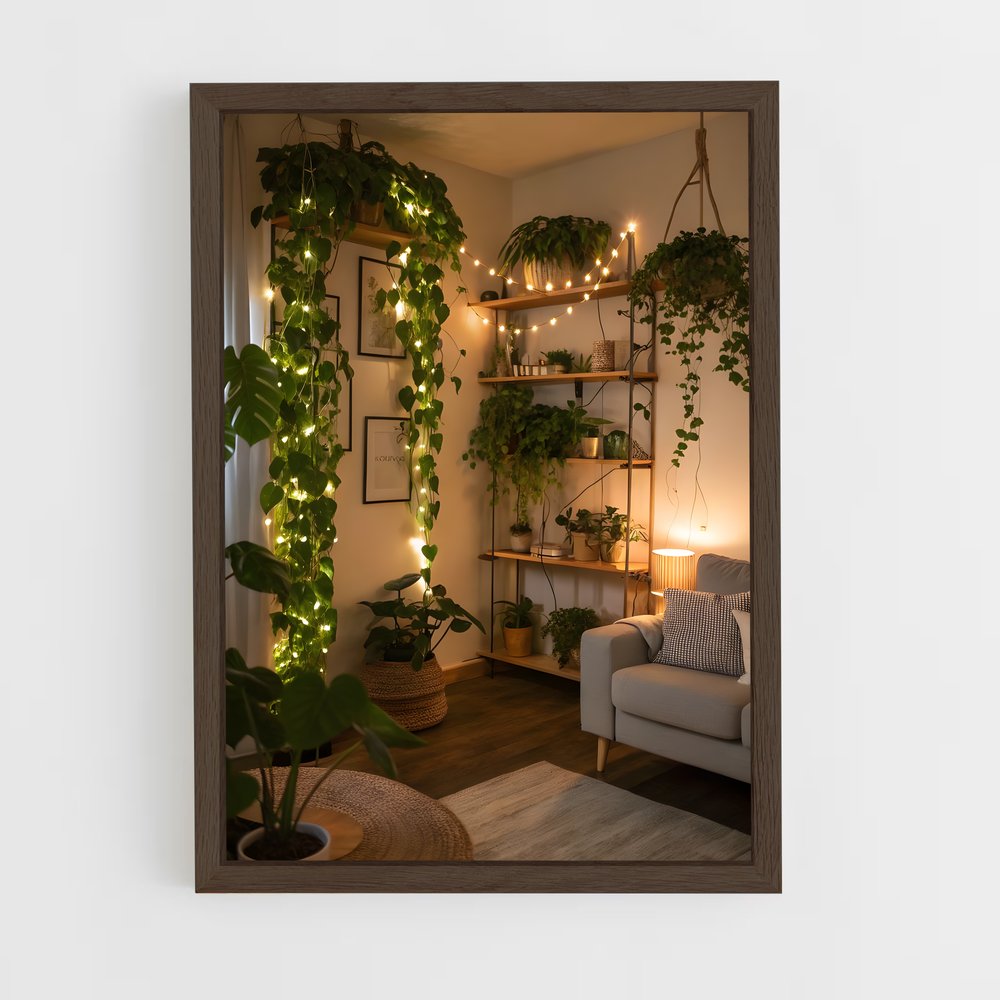 ap-plant-10 cadre Bois foncé