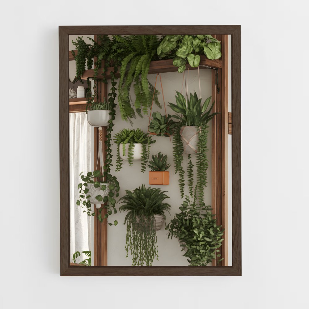 ap-plant-14 cadre Bois foncé