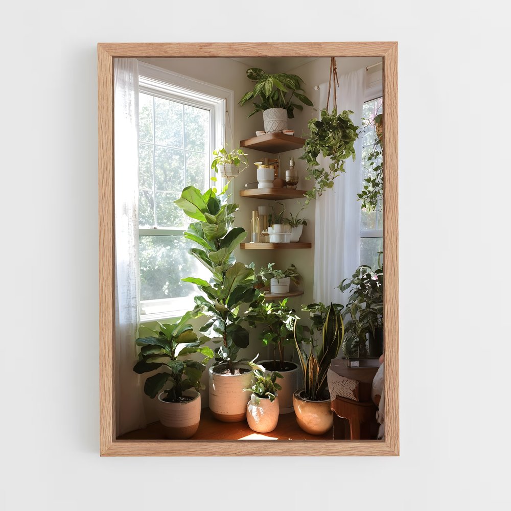 ap-plant-15 cadre Bois clair