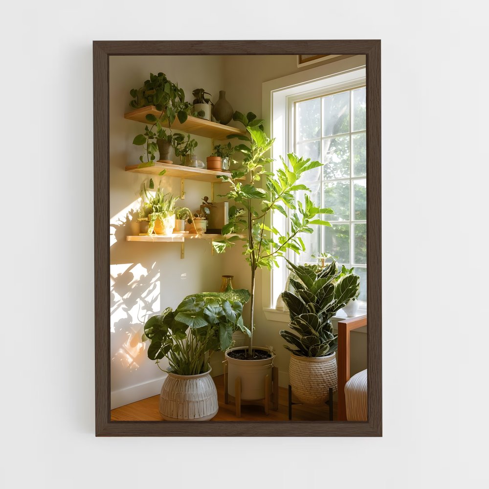 ap-plant-16 cadre Bois foncé