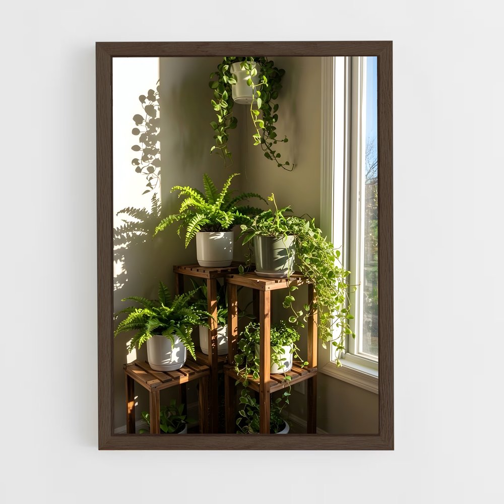 ap-plant-19 cadre Bois foncé