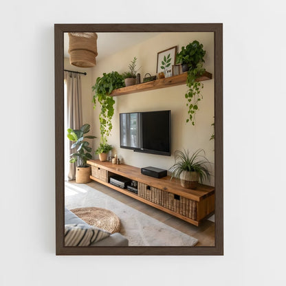 ap-plant-6 cadre Bois foncé