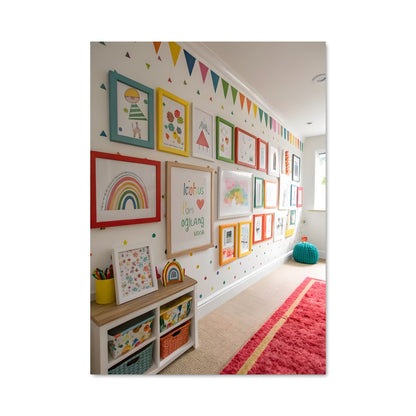 Poster Mosaïque de Couleurs