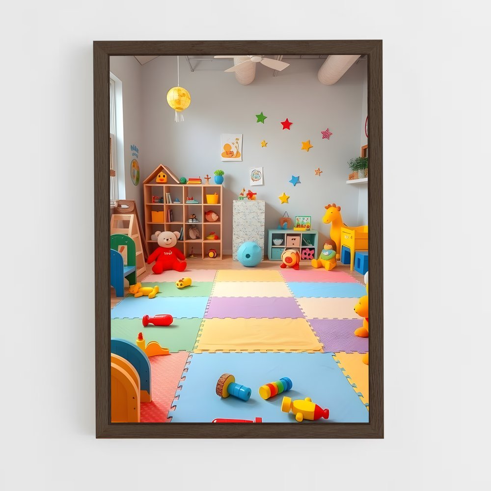 ap-playroom-21 cadre Bois foncé