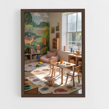 ap-playroom-4 cadre Bois foncé