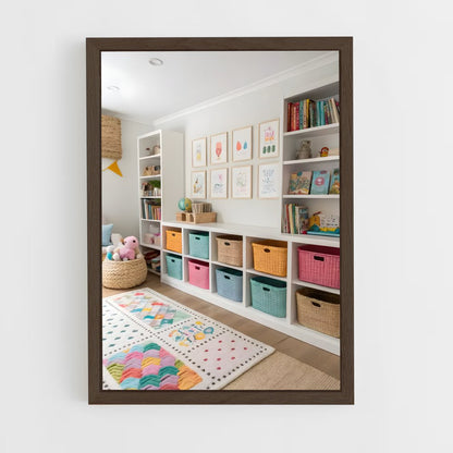 ap-playroom-6 cadre Bois foncé