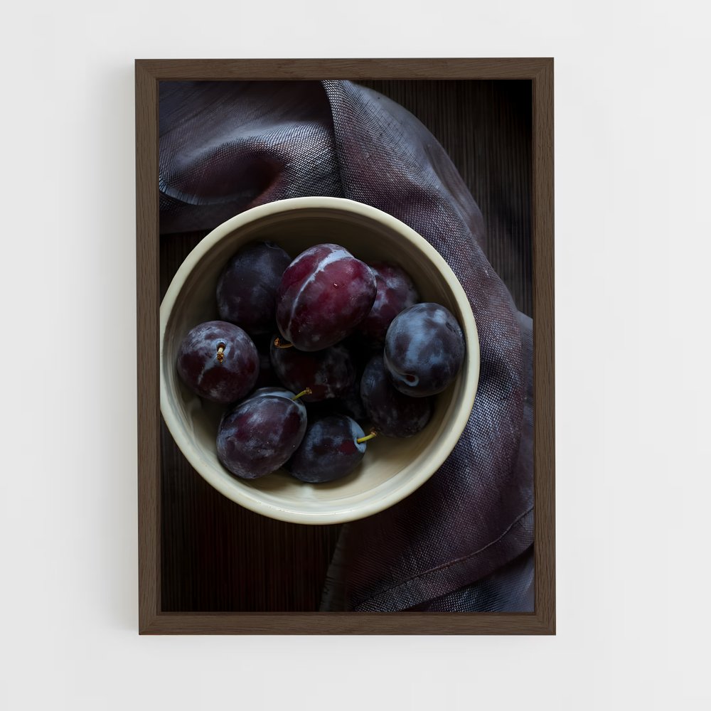 ap-plum-7 cadre Bois foncé