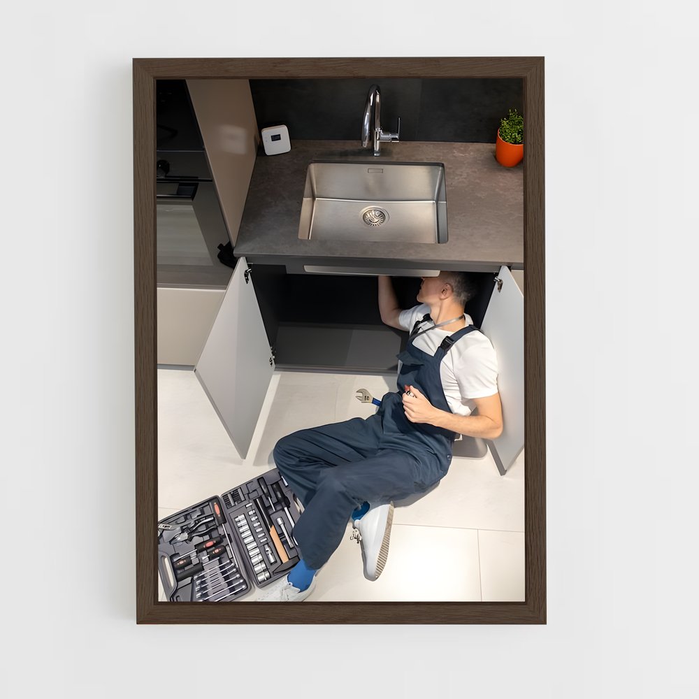 ap-plumber-2 cadre Bois foncé