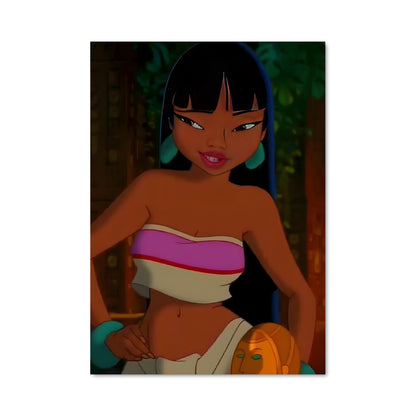 Poster Pocahontas et la Courge Enchantée