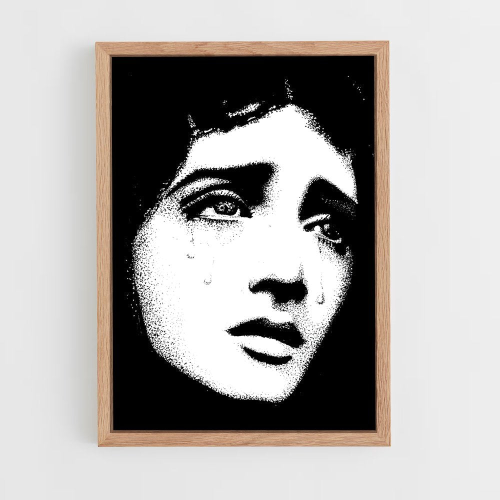 ap-pointillism-2 cadre Bois clair