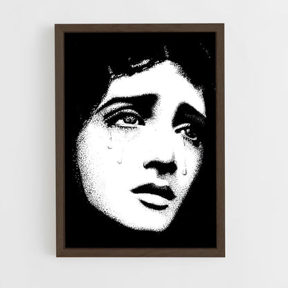ap-pointillism-2 cadre Bois foncé