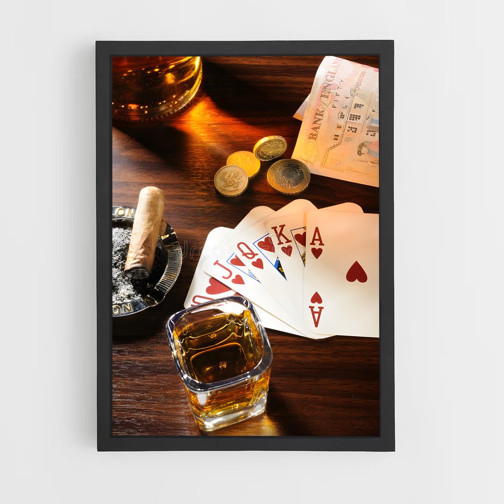 ap-poker-10 cadre Noir