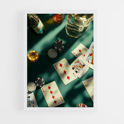 ap-poker-3 cadre Blanc