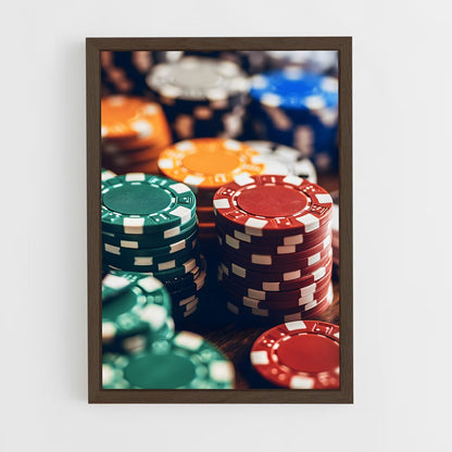 ap-poker-6 cadre Bois foncé