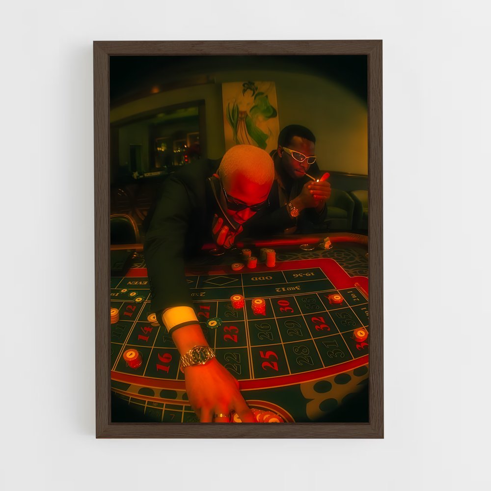ap-poker-7 cadre Bois foncé