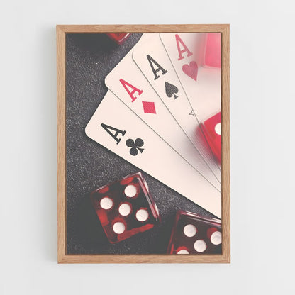 ap-poker-8 cadre Bois clair