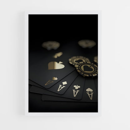 ap-poker-9 cadre Blanc