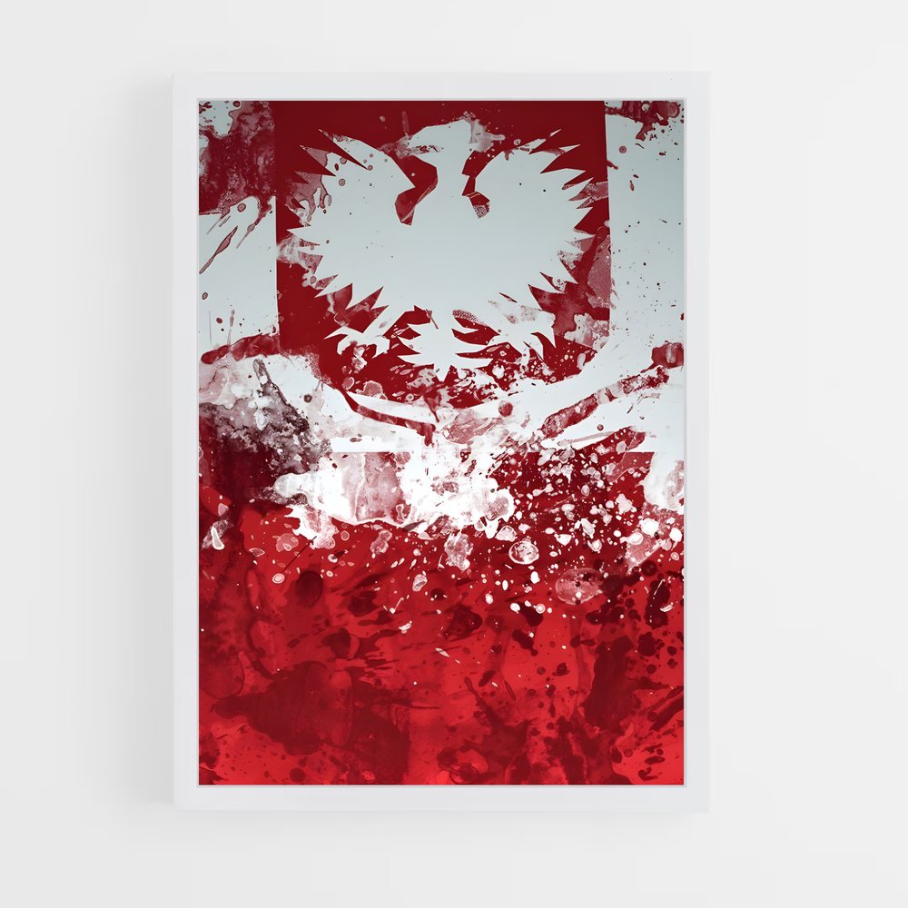 ap-poland flag-3 cadre Blanc