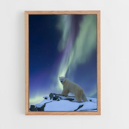 ap-polar bear-8 cadre Bois clair