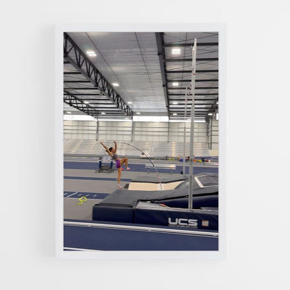 ap-pole vault-1 cadre Blanc