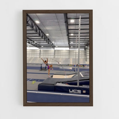 ap-pole vault-1 cadre Bois foncé