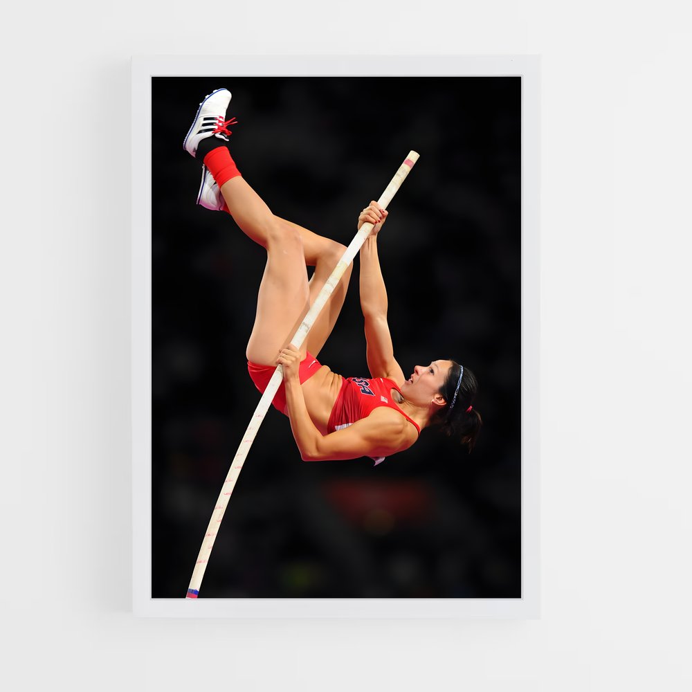 ap-pole vault-6 cadre Blanc