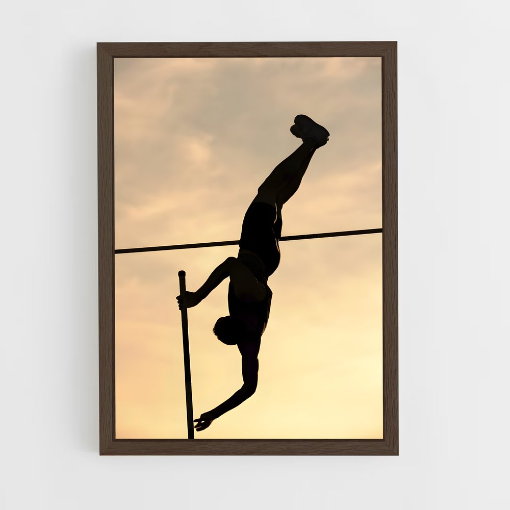 ap-pole vault-7 cadre Bois foncé