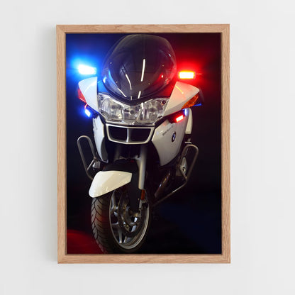 ap-police motorcycle-2 cadre Bois clair