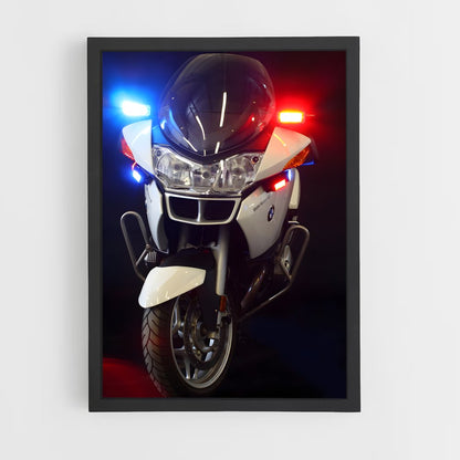 ap-police motorcycle-2 cadre Noir