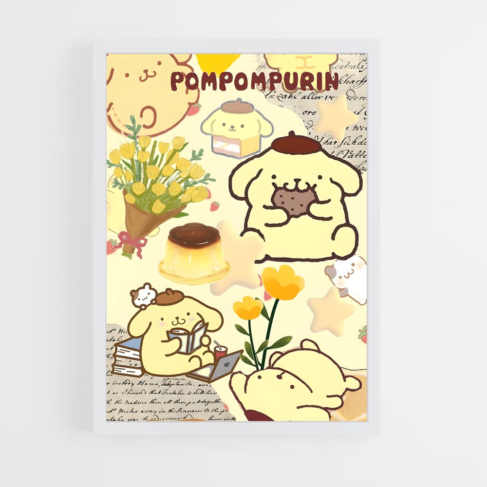 ap-pompompurin-1 cadre Blanc