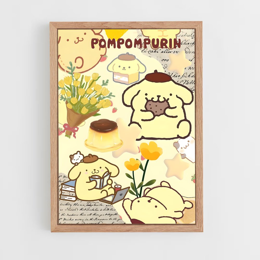 ap-pompompurin-1 cadre Bois clair