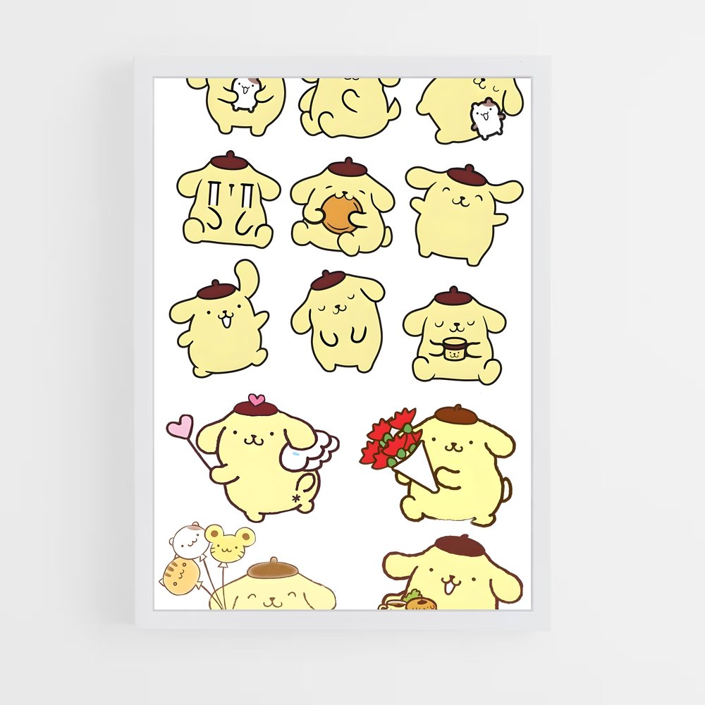 ap-pompompurin-2 cadre Blanc