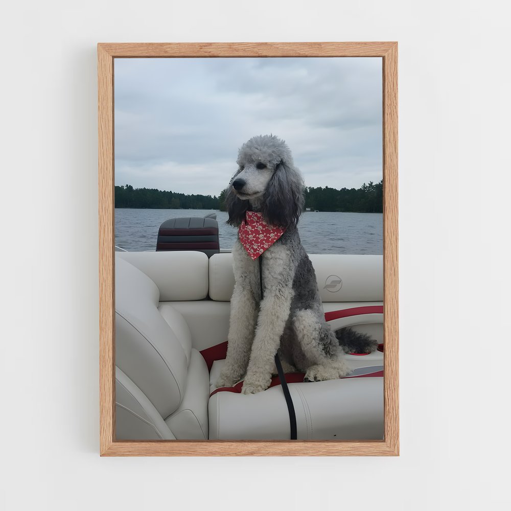 ap-poodle-3 cadre Bois clair