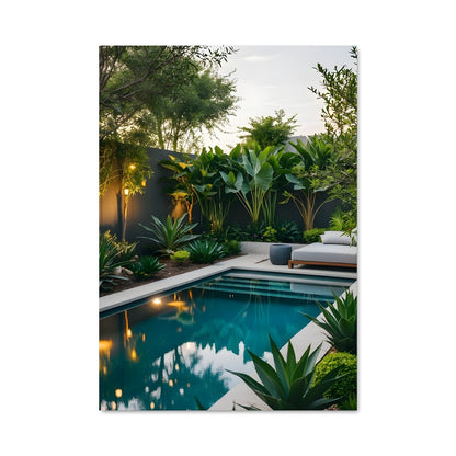 Poster Pool area 24002