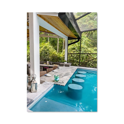 Poster Pool area 24006