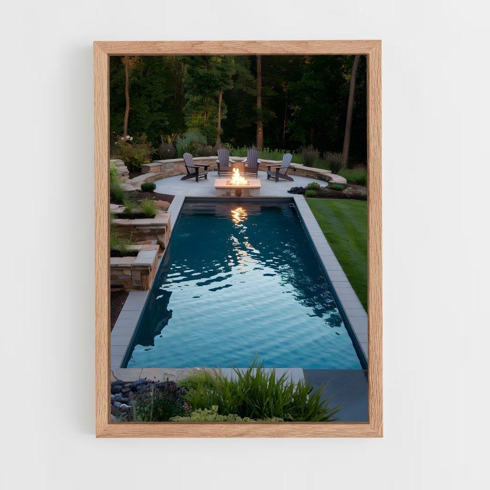 ap-pool area-3 cadre Bois clair