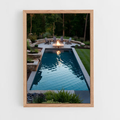 ap-pool area-3 cadre Bois clair