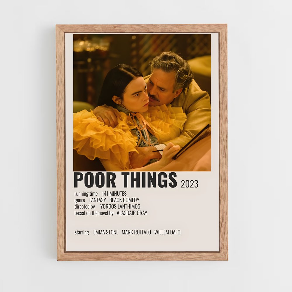 ap-poor things-3 cadre Bois clair
