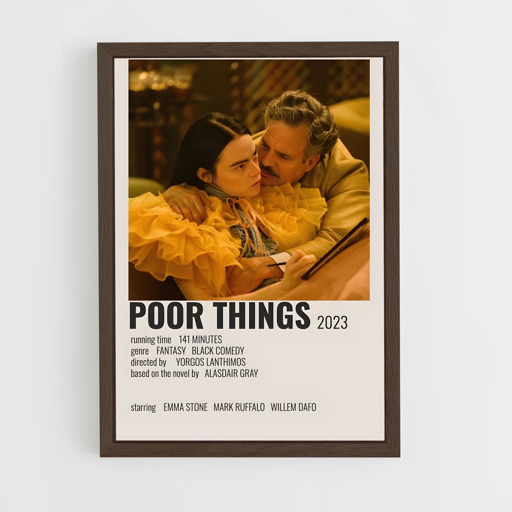 ap-poor things-3 cadre Bois foncé