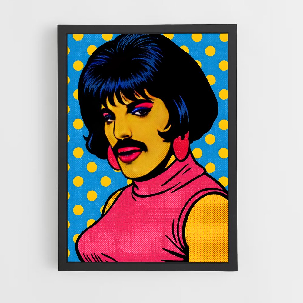 ap-pop art-1 cadre Noir