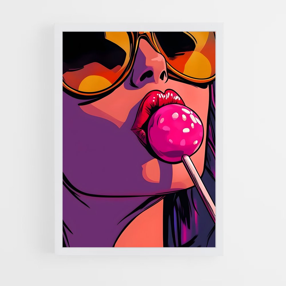 ap-pop art-2 cadre Blanc
