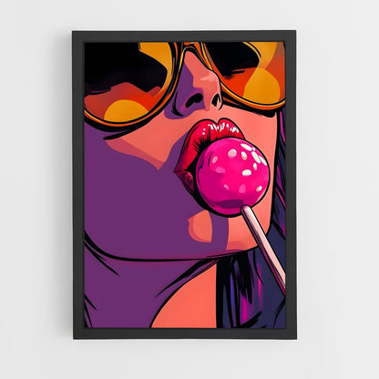 ap-pop art-2 cadre Noir