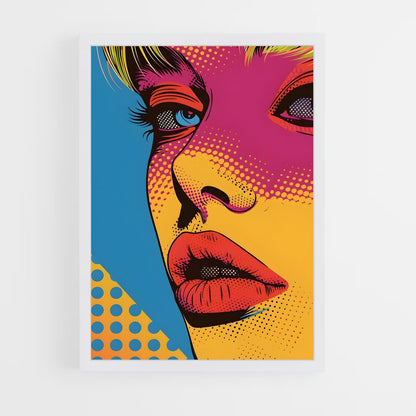 ap-pop art-6 cadre Blanc