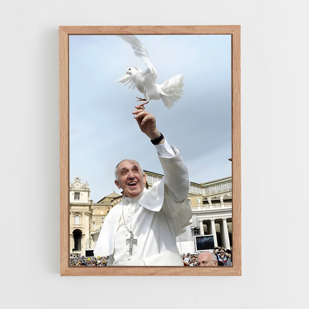 ap-pope-1 cadre Bois clair