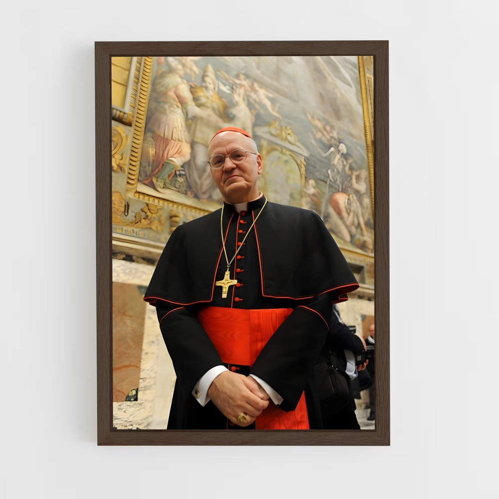 ap-pope-2 cadre Bois foncé