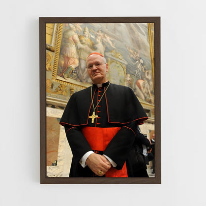 ap-pope-2 cadre Bois foncé